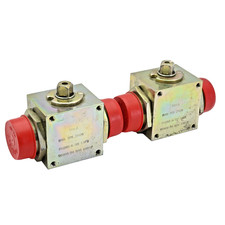 Lot of 2x MHA BKH-30S-DN25 PN250 6/92 11F5 Ball Valve Threaded Ends