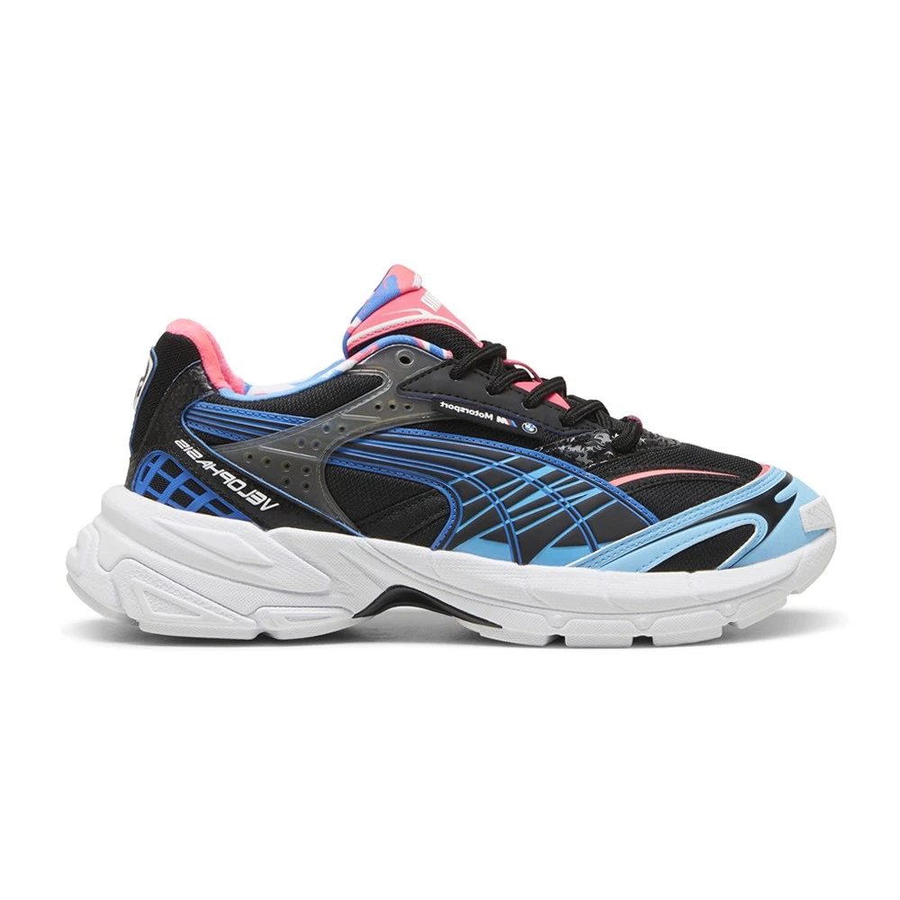 PUMA Bmw M Motorsport Velophasis Neon Mens Black Sneakers Casual Shoes 30845201