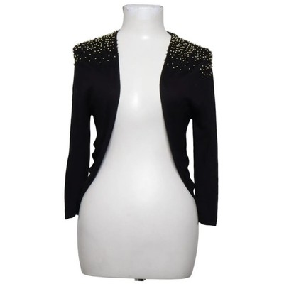 Divided by H&M, Strickjacke, Damen, Größe: 36, Schwarz, Viskose, Einfarbig #TfG
