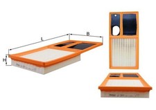 MAHLE Luftfilter LX 2010 Filtereinsatz für VW SEAT SKODA POLO GOLF FABIA IBIZA 5