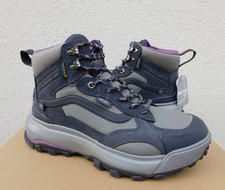 VANS GREY/ PURPLE CRESTLINE MTE HYDRO GUARD WP HIKER BOOTS, WOMEN 6/ EUR 36 NEW