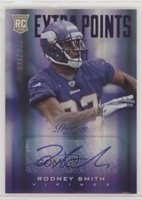 2013 Prestige Rookie Extra Points Purple Signatures 22/100 Rodney Smith Auto 1o3