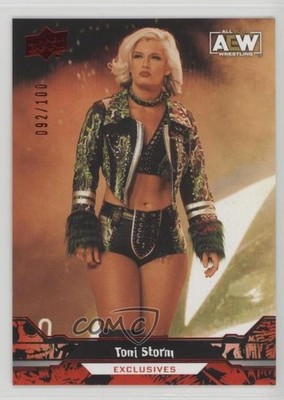 2023 Upper Deck AEW All Elite Wrestling Exclusives 92/100 Toni Storm #22 17an