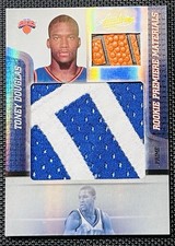 2010 PANINI ABSOLUTE TONEY DOUGLAS ROOKIE PREMIERE PATCH PLATINUM 1/5 SET BREAK