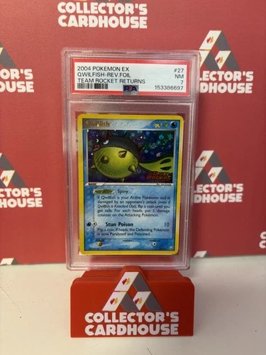 Qwilfish | 27/109 | PSA 7 | EX Team Rocket Returns Reverse Holo | G20