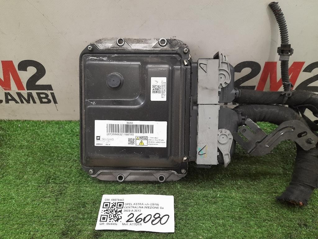 CENTRALINA INIEZIONE PER OPEL Astra J 55579443 A17DTR diesel 1686 (09>)