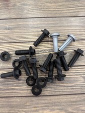 Black  Decker Toy Tool Replacement Screws  Washers Set - Black  Gray Plastic