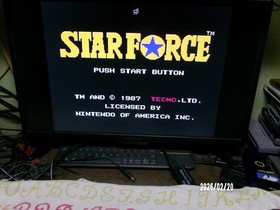 #847 Star Force Nintendo NES in Box w Manual Works Great