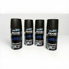 Axe Blue Lavender 72H Premium Body Spray 1oz - 4 Pack - TRAVEL SIZE TSA Approved
