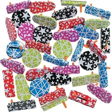 Fun Express Bulk Metal Noise Makers for Sporting Events - 50 Pack Hand Clappers