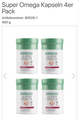 LR Livetakt Super OMEGA Kapseln 60 Stk. 4er Pack NEU & OVP