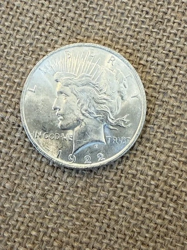 1922 P "Peace" Silver Dollar - Uncirculated Condition
