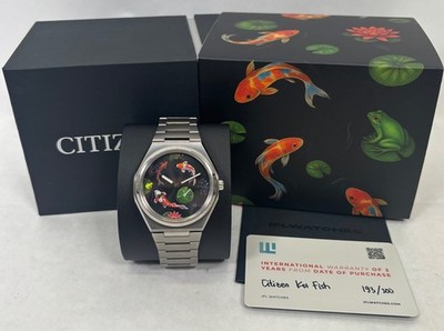 Citizen Zenshin Titanium 8213-0097D01 - IFL Watches Koi Fish #193/300