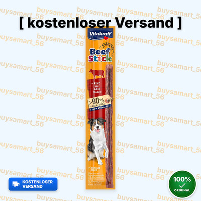 Vitakraft Beef Stick Rind Premium Hundeleckerli Fleischstick Hundesnack Belohnun