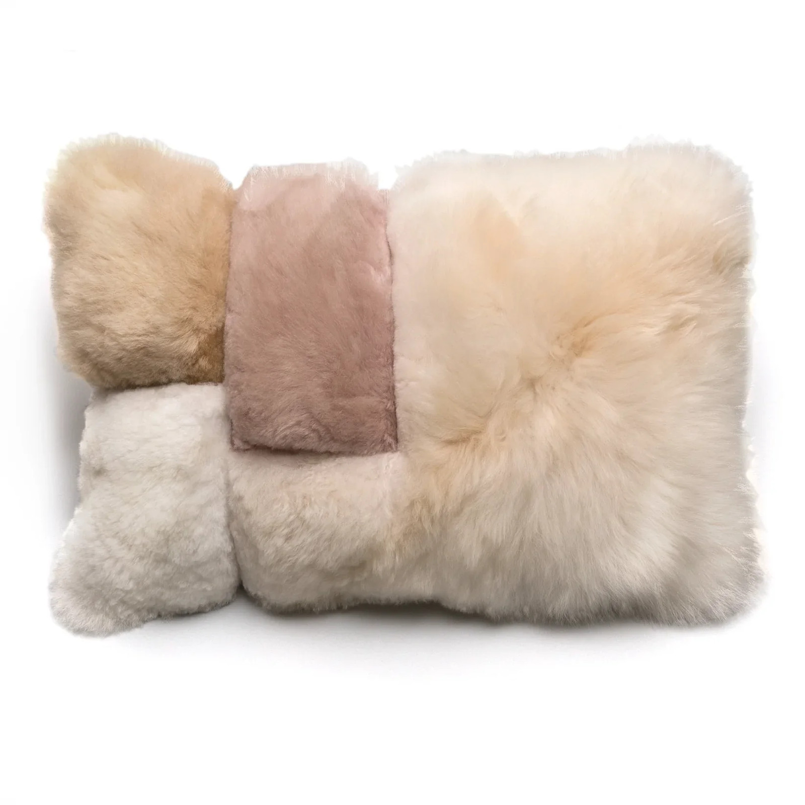 ALPACA COLORBLOCK SANDSTONE PILLOW