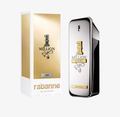 Paco Rabanne 1 Million Lucky EDT Spray Men 100ml/3.4 oz New In Box