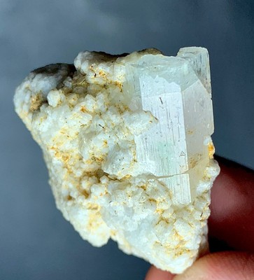 97 Carat aquamarine With morganite crystal specimen from