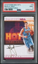 2016 PANINI NBA INTERNATIONAL HOT SIGNATURES #19 NIKOLA JOKIC PSA 9