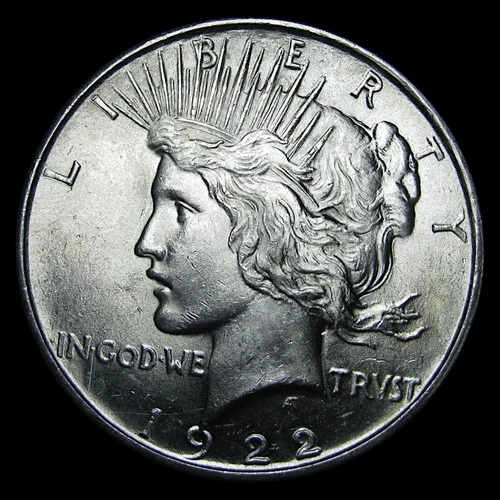 1922 Peace Dollar Silver ---- Gem BU Coin ---- #PP763
