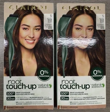 2 Pack Clairol 20 Minute Root Touch-up by Natural Instincts 5 Medium Brown