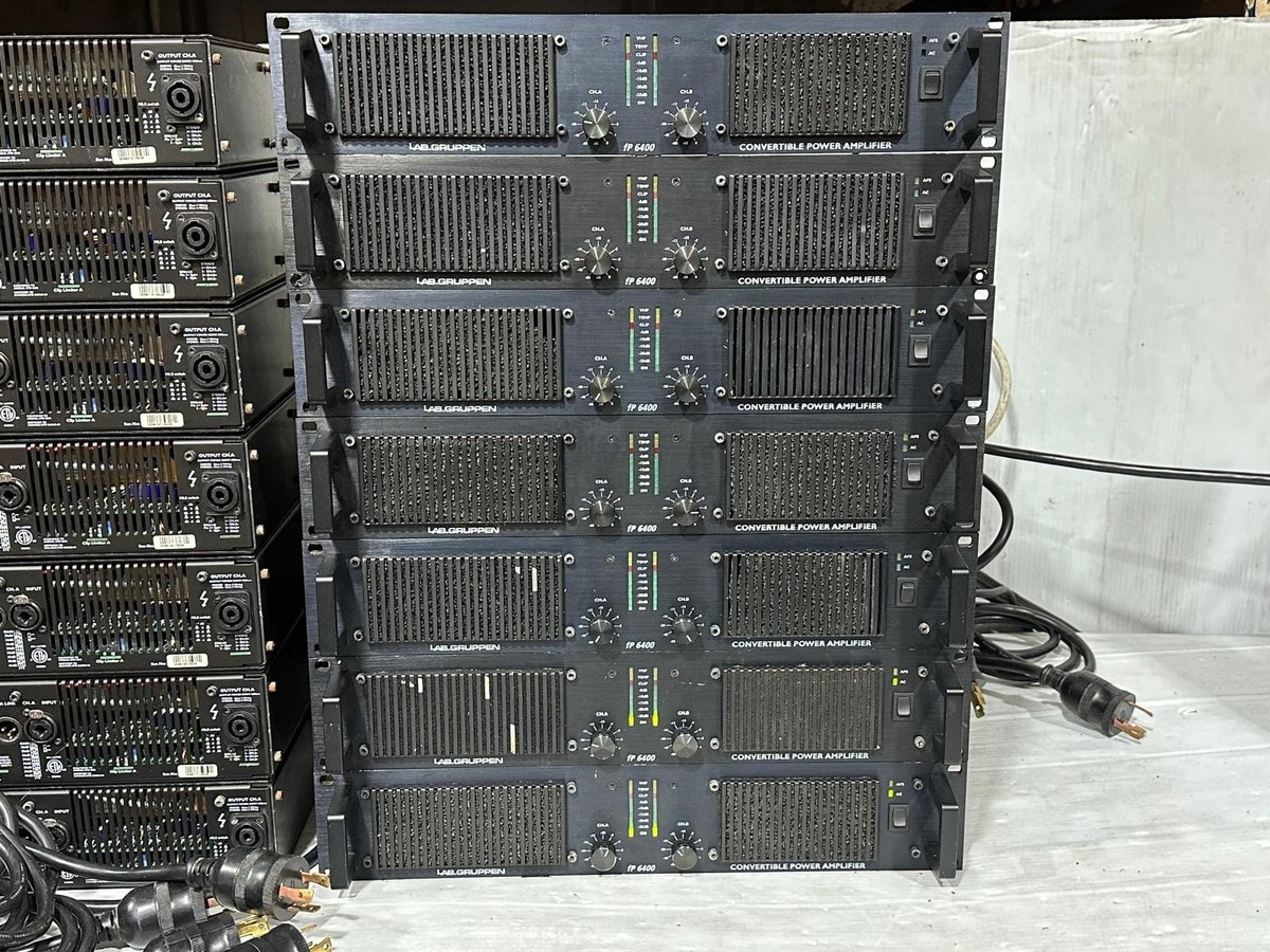 Lab Gruppen fp 6400 Power Amplifier #5060 (One) THS | eBay
