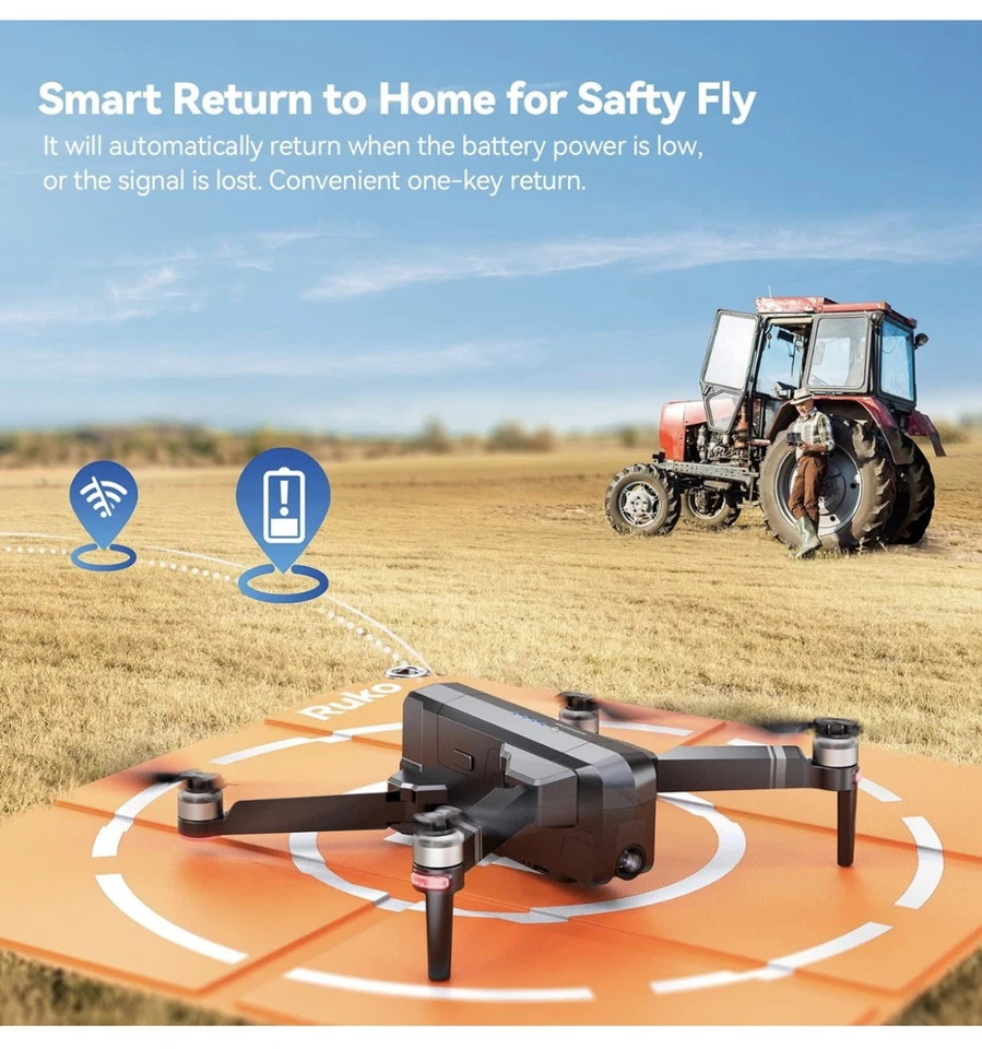 Ruko F11 PRO Drone with Camera for Adults 4K UHD Camera 60 Mins Flight Time - Image 3 of 4