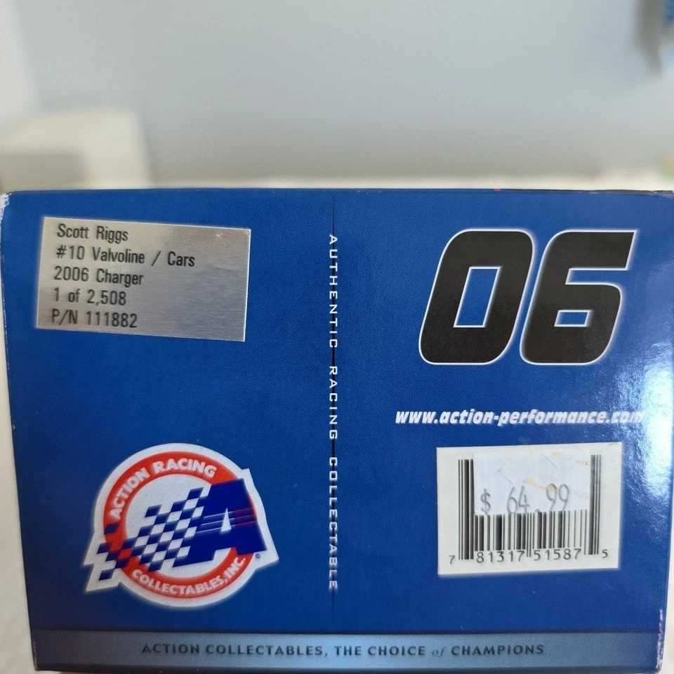 Charger Scott Riggs 2006 escala 1:24 edición limitada coleccionable con pintura especial Foto 2 de 4
