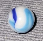Killer Vacor Marble Tiger Shark 2 Color  Swirls  Rare Big 21/32" Marbles — photo 2