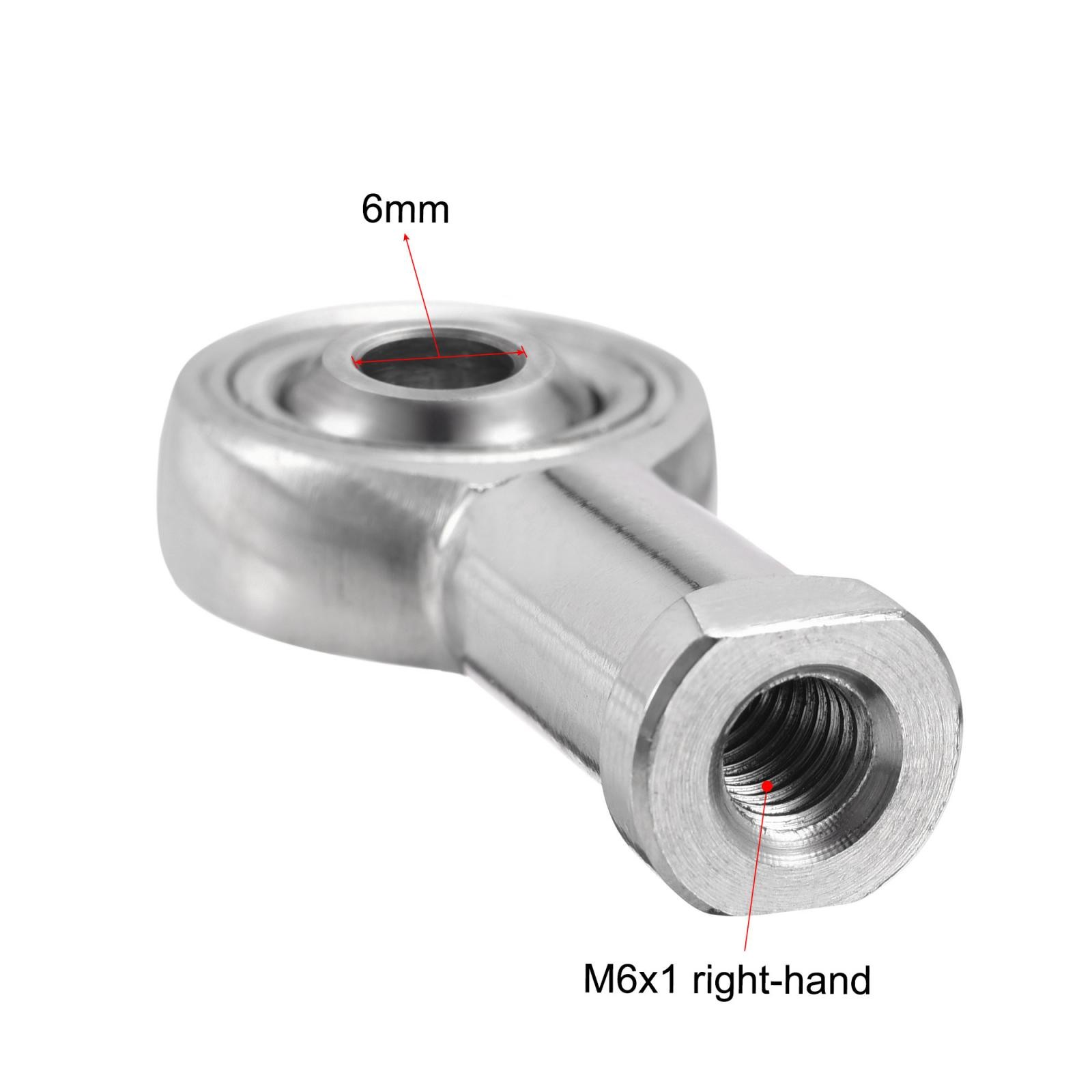 SSI6T/K Rod End Bearing 6mm Bore Stainless Steel M6x1 Female Thread Right Hand