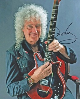 10x8 Photo Personally Autographed by Brian May COA