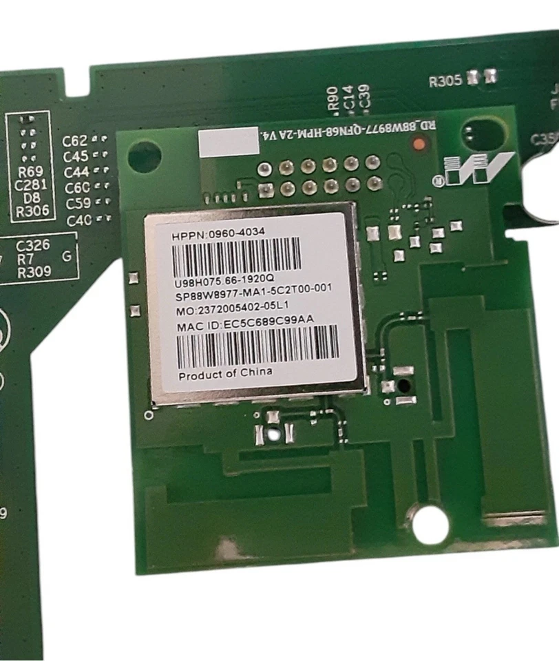 Impresora HP OfficeJet Pro 8035 Formateador de placa lógica principal 3UC66-60001/80002 Rev A Foto 4 de 4