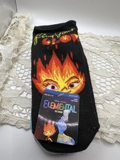 Disney and Pixar's Elemental no-show 5 Pair socks NEW 0128