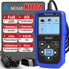 NEXAS NL102 Heavy Duty Truck Diagnostic Scanner All System Diesel ABS Code Reade