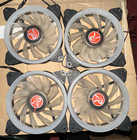4 Stk Raijintek DC Brushless 120 mm PC RGB FAN + HUB