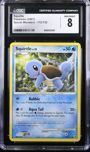 Squirtle graded CGC 8 for sale on eBay
