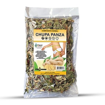 Compuesto Herbal Chupa Panza 4 onzas Te. Chupa Panza Tea 4 Oz. Natural de Mexico