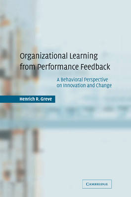 Organisatorisches Lernen aus Leistungsfeedback Greve Taschenbuch 9780521534918