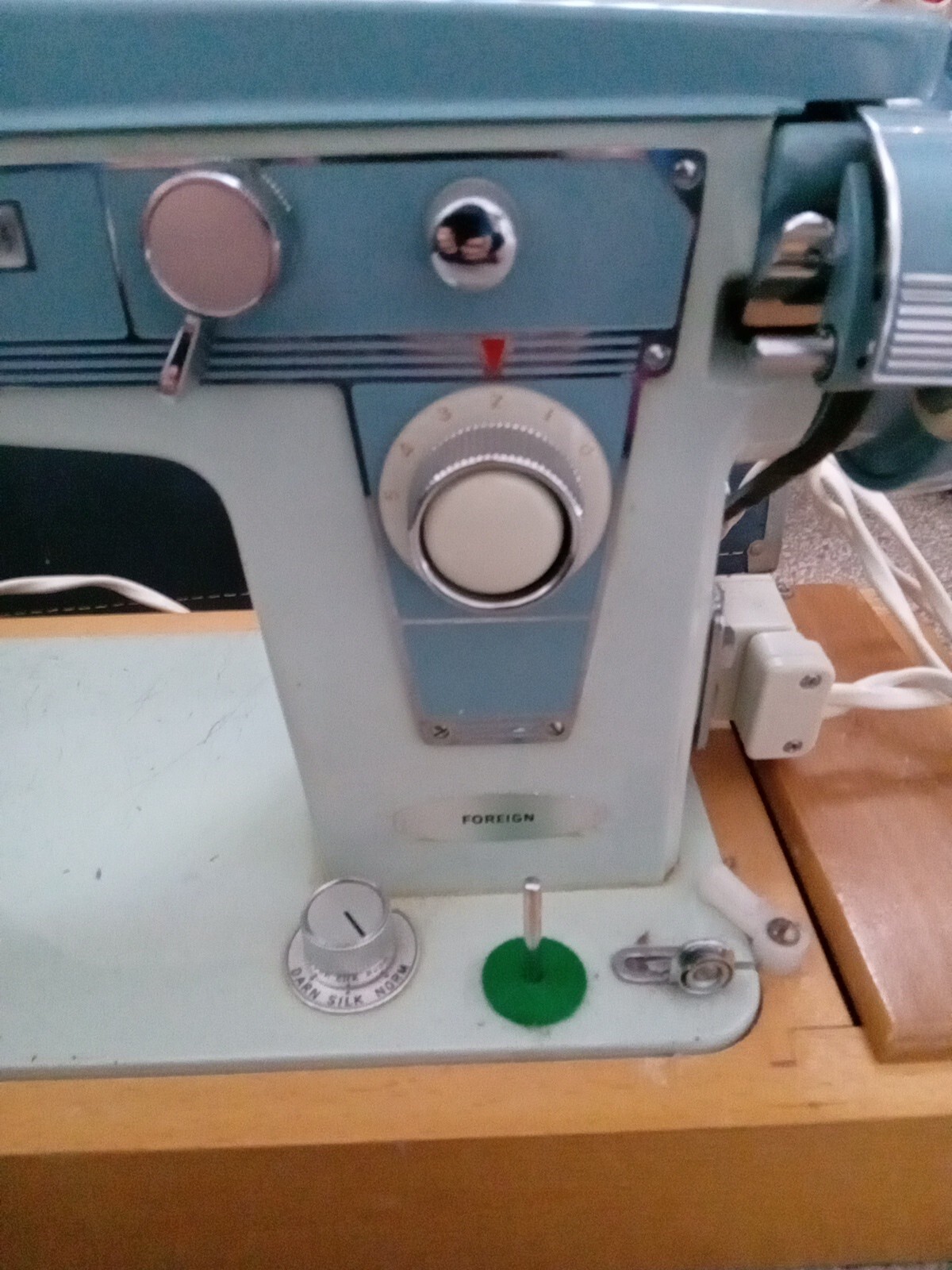 Jones Brother Heavy Duty Electric Sewing Machine Ja28 With Foot Pedal & Case Vgc eBay