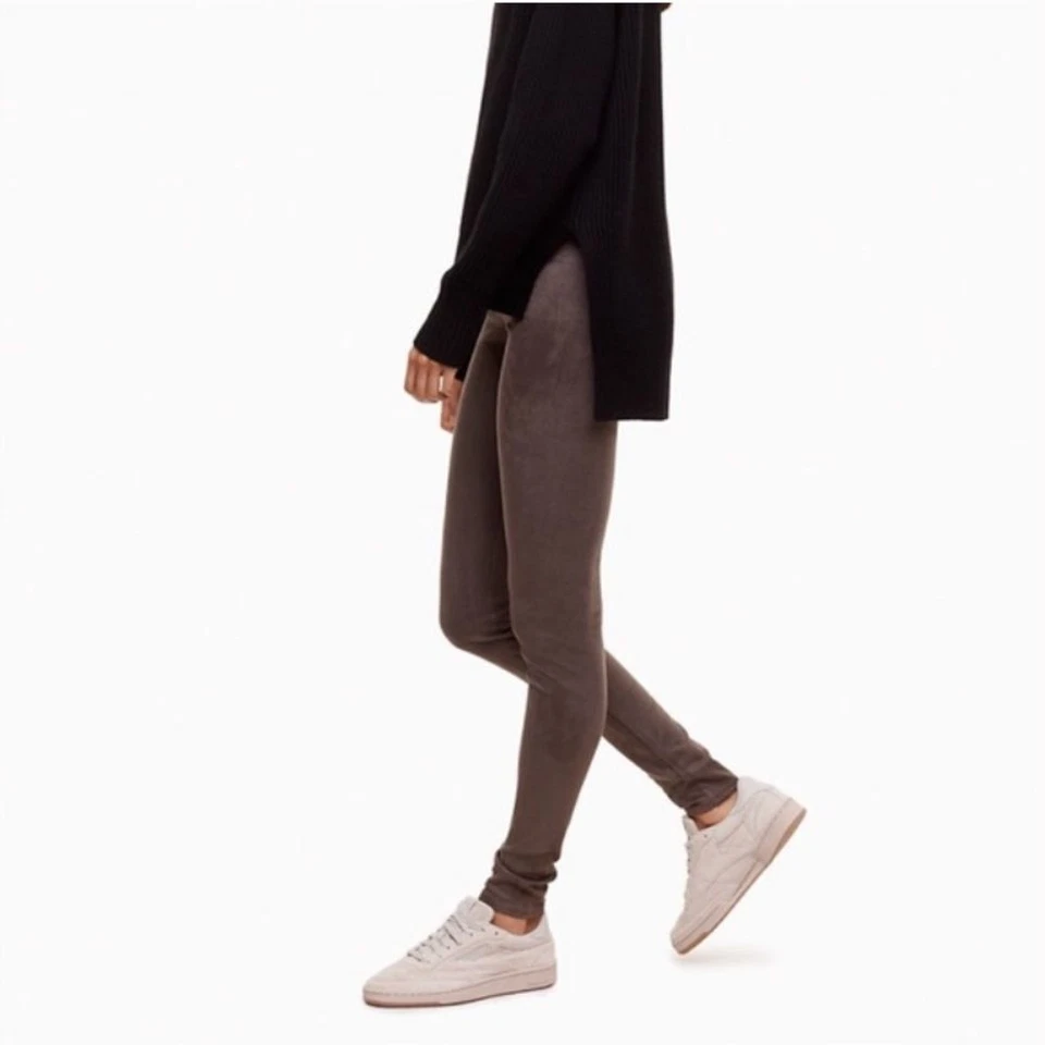 Legging Aritzia Wilfred Free Gamuza Daria Imitación Gamuza Talla S Foto 2 de 4