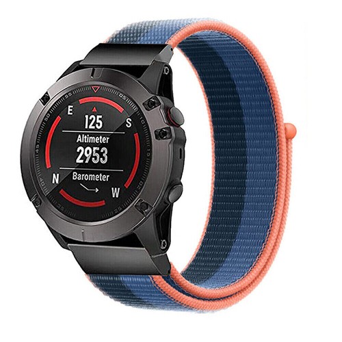 Cinturino Orologio Anello in Nylon per Garmin Fenix 7S 6S 7 6X Pro 5S 5X Plus 3 HR Cinturino Epix - Foto 67 di 80