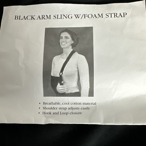 Armschlinge Schaumstoffriemen MD Gr. Medium schwarz Bird & Crown - Bild 2 von 5