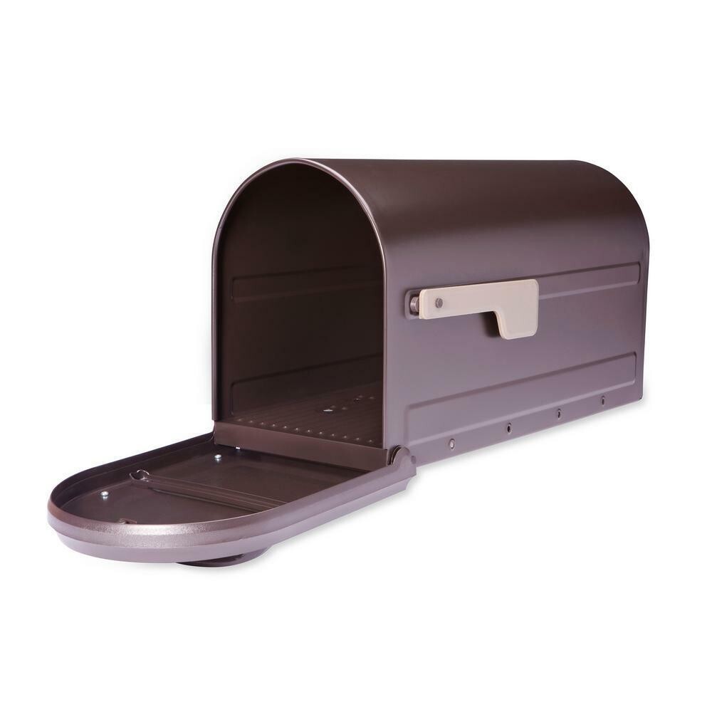 Architectural Mailboxes Mapleton Rubbed Bronze, Large, Steel, Post Mount Mailbox eBay