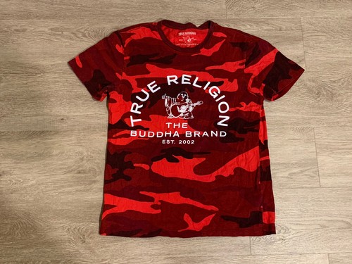 Red Camo Short Sleeve Buddha Logo 