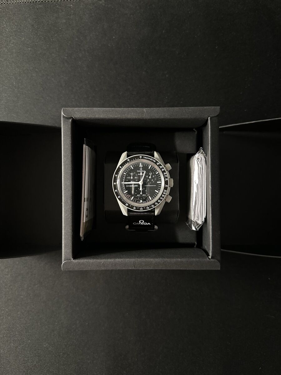 Omega X Swatch Moonswatch Mission To The Moon - With Box | eBay Omega X Swatch Moonswatch Mission To The Moon - With Box | eBay