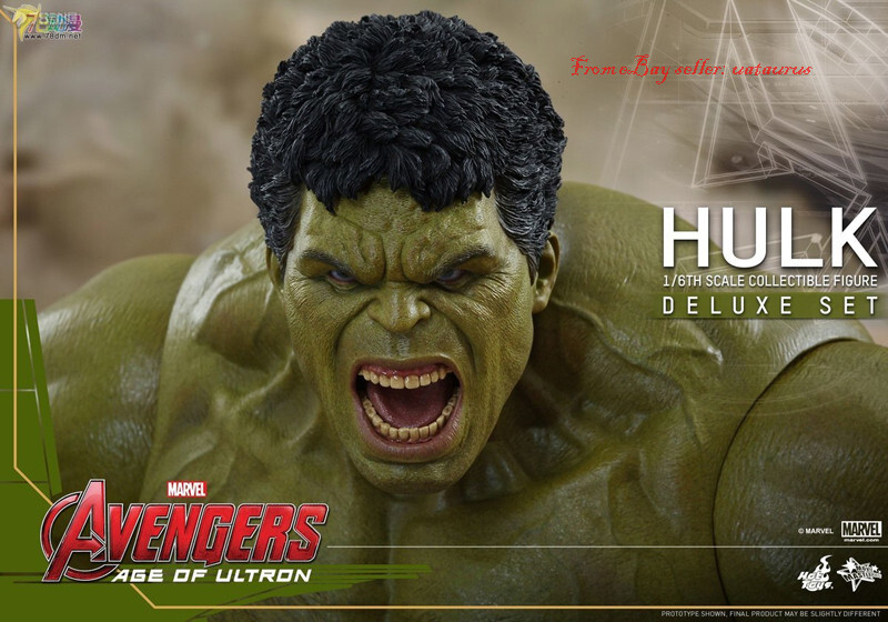 Perfect Hot Toys 1/6 Mms287 Avengers: Aou Hulk Deluxe In Stock New