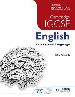 Cambridge IGCSE English as a second language + CD, John Reynolds, Very Good cond
