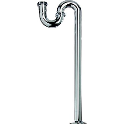 Plumb Pak PP200CP PlumPak S-Trap Without Cleanout, X 1-1/4 in, Flanged, 1-1/4'' x