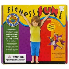 Gaiam Kids Fitness Fun Childrens Yoga & Exercise Play Set For Ages 3 to 6