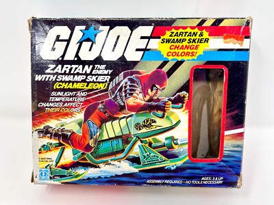 ULTRA Rare NIB NEW in Box Complete 1984 GI Joe Chameleon Swamp