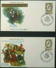 1972 Australia 50th Anniversary Of The CWA Set Of 2 FDC, Very Good Condition
